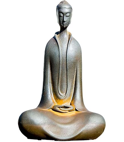 Amazon.com: Japanese Iron Zazen Buddha,Cast Iron Monk Figurine