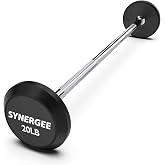 Synergee Fixed Barbell &ndash; Pre Weighted Straight Steel Bar