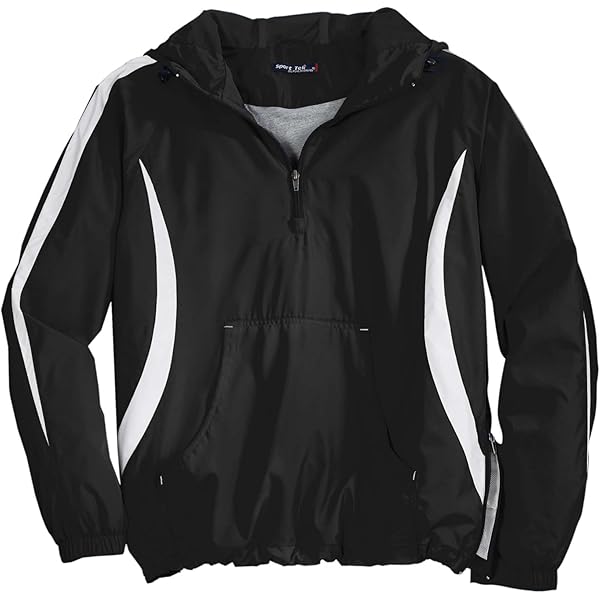 SPORT-TEK Unisex Fleece-Lined Colorblock Jacket at Amazon