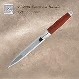 Elegant Luxury Rosewood Handle Letter Opener