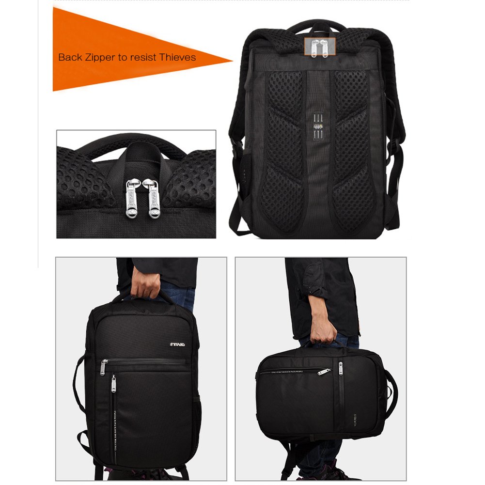 Uoobag AD04 Business Laptop Backpack 15.6" for Men with Durable Mats