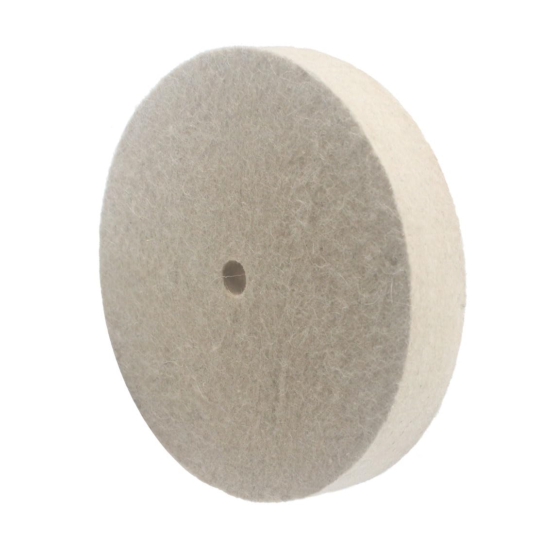 Photo 1 of ??????? 6 Inch Hard Wool Buffing Wheel - 5/8 Inch Arbor Hole Wool Felt Buffing Polishing Wheels for Die Grinder Bench Grinder