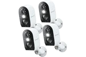 GALAYOU Cameras for Home Security Outside-2K Battery Powered WiFi Surveillance Indoor/Outdoor, Security Cameras with Motion Siren, Color Night Vision Waterproof, Cloud/SD Storage 2.4Ghz WiFi