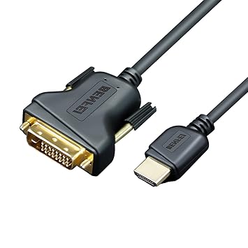 Amazon.com: Cable HDMI a DVI-D de 6 pies, Benfei DVI 24+1 a ...