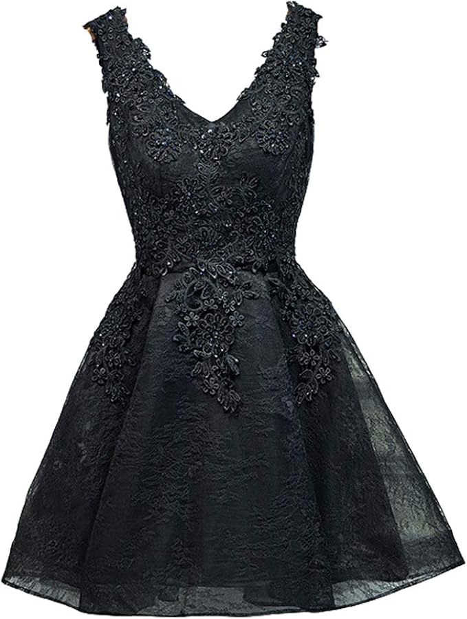 black one piece short dress