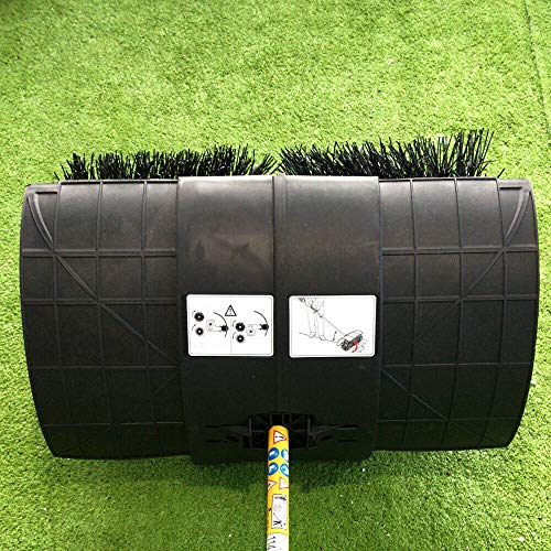 WINUS Handheld Sweeper, 52cc Gas Power Sweeping Broom Driveway Turf Lawns Artificial Grass Power Brush Lawn Sweeper Cleaner Tools