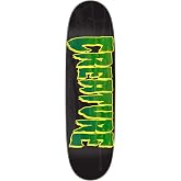 Creature Logo Spray Skateboard Deck, 9.0in