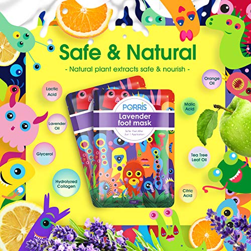 Foot Peeling Mask,Feet Peel Socks for Removing Dry & Rough Dead Skin