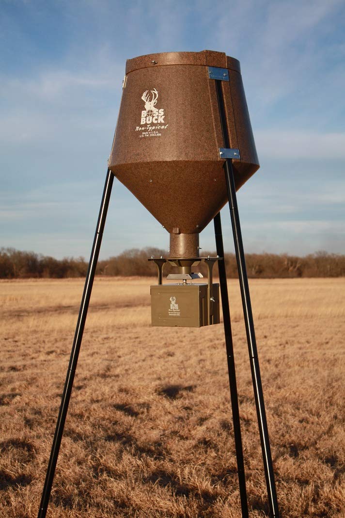 Boss Buck All in Series Automatic Deer Feeder Sports & Fitness Hunting
