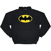 Trevco Batman Bat Logo Men's Black Pullover Hoodie S