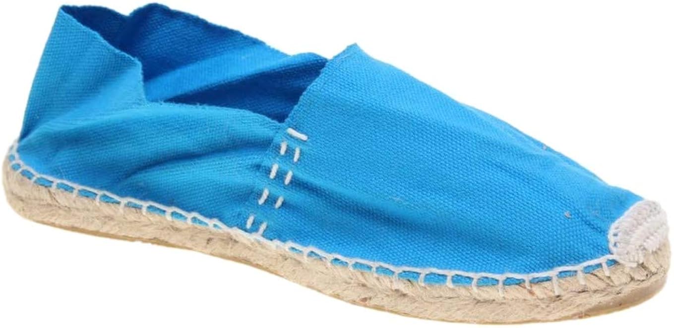Alpargatas de Esparto Hechas EN ESPAÑA Cosidas A Mano con Piso de Goma y  Yute Alpargatas planas Zapatos y complementos futakuchi-hakata.com