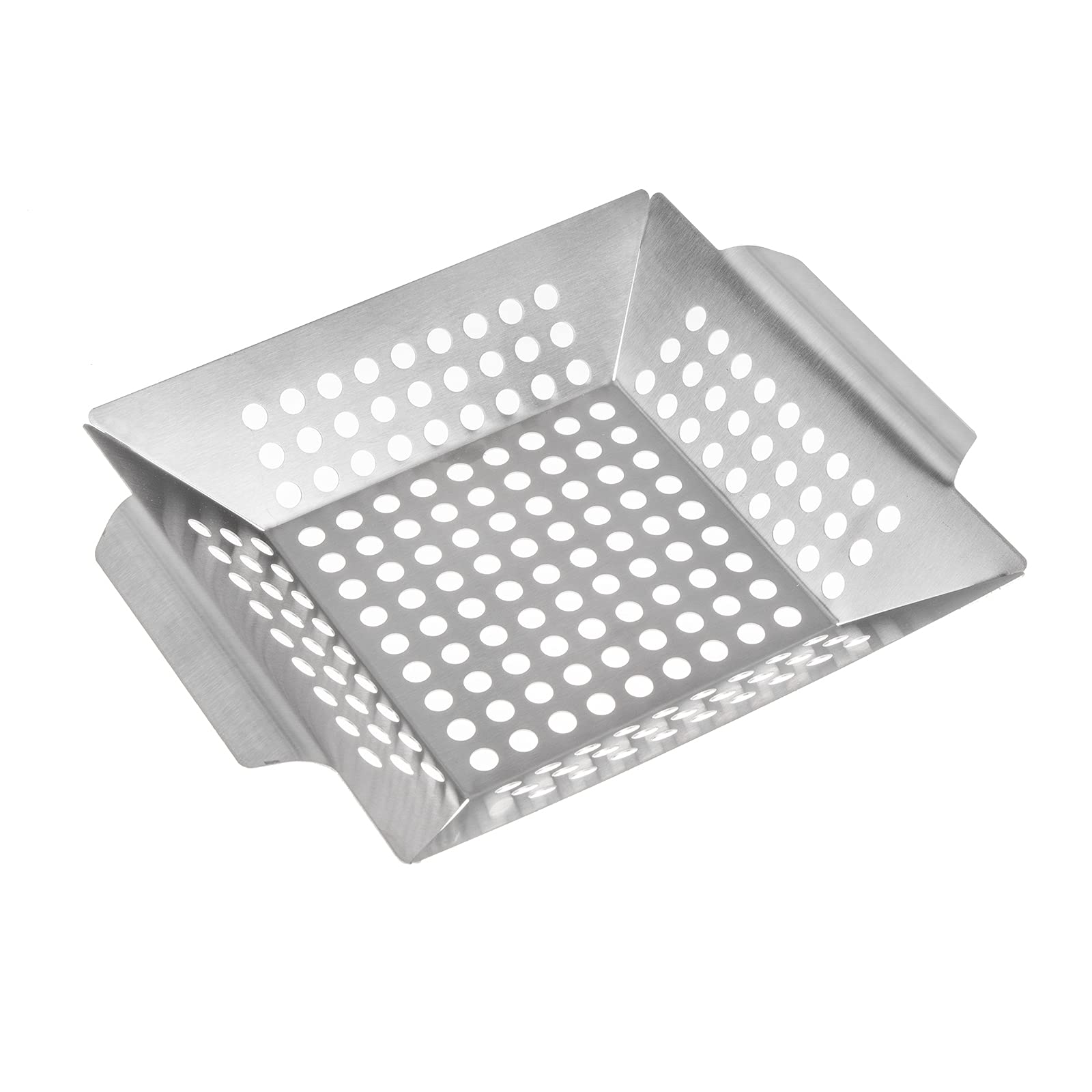 Barbecue Basket, Heavy Stainless Steel Grill Basket Suitable for Outdoor Barbecue, Small Vegetable Basket Suitable for All Camping Charcoal Grills Grill Basket UK