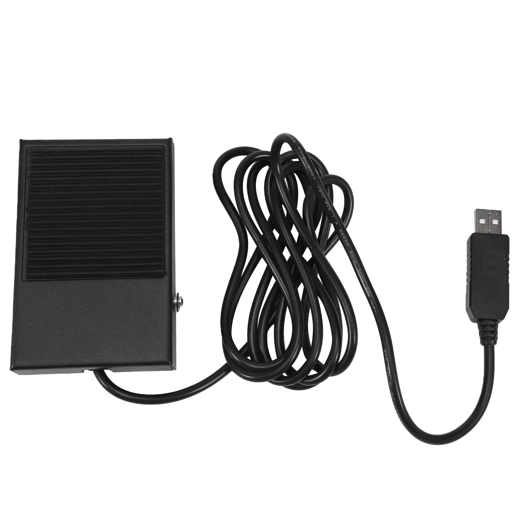 ROBMNE USB Foot Switch Metal Foot Switch Keyboard Pedal for HID PC Computer USB Action Switch Control Pre-Program Key Functions