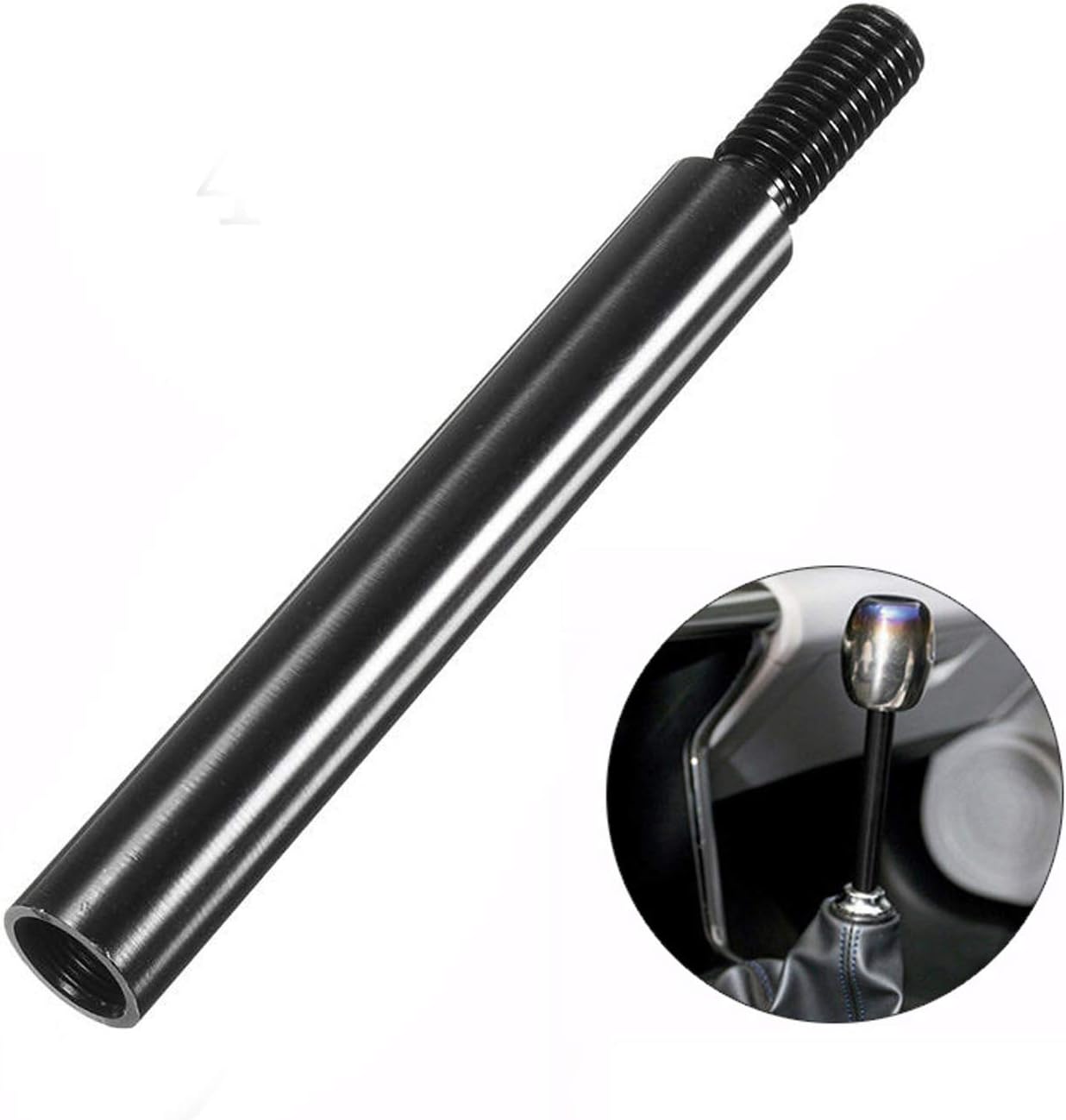 Amazon Com Pursuestar 4 Inch Black Aluminum Shift Knob Extender