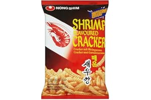 NONGSHIM Nong Shim Shrimp Crackers - Hot & Spicy (75g) - Pack of 2