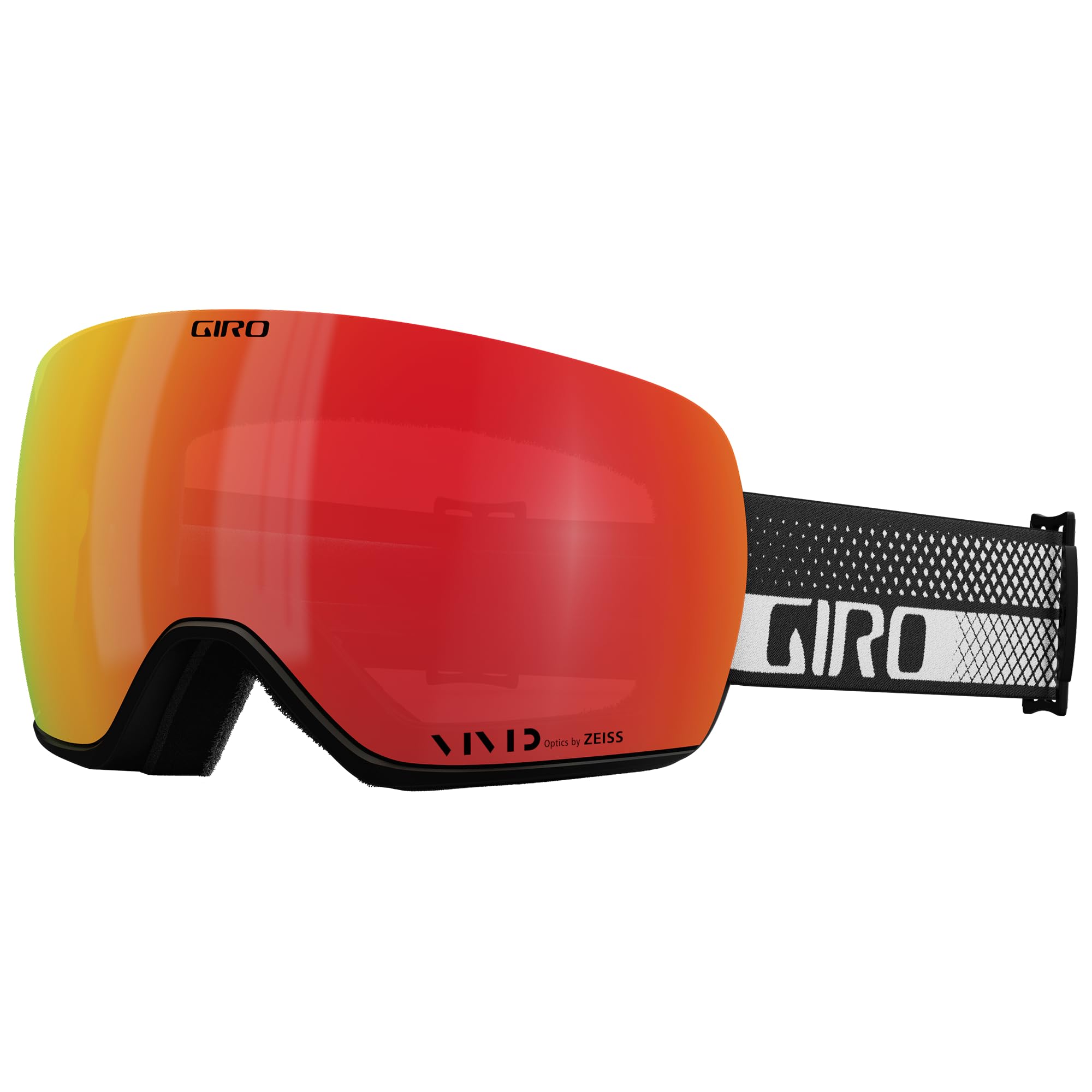 Giro Article II Snow Goggles - Black and White Flow, Vivid Ember/Vivid Infrared Lens