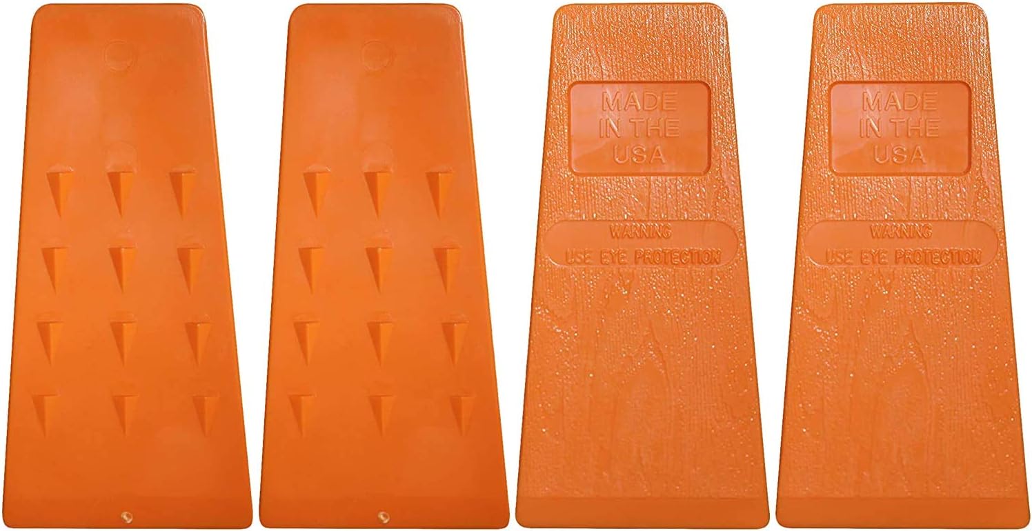 Made in USA ! - 5.5 Inch Felling Wedge Chain Saw Logging Supplies Set of 4