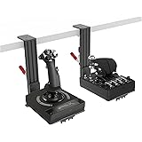 Hikig 2 Pack Desk Mount Hotas Mount Joystick Mount Compatible With Logitech X52/X52 Pro/X56/X56 Rhino Hotas, Thrustmaster T.