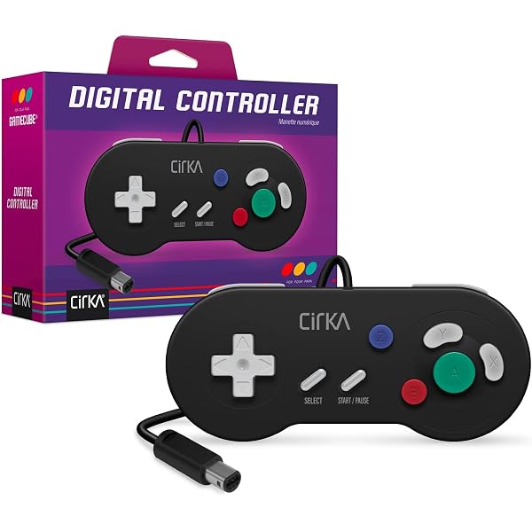 Amazon.com: Old Skool DIGITAL CONTROLLER COMPATIBLE WITH GAMECUBE