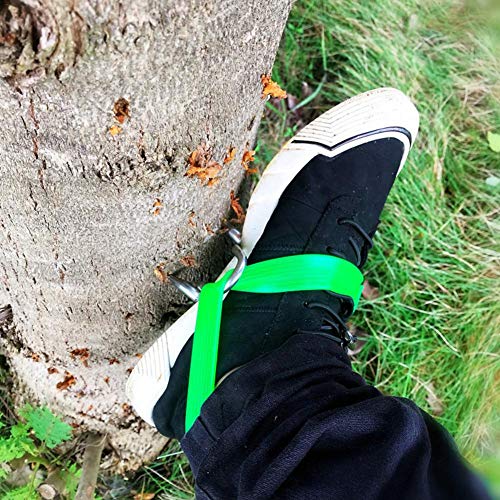 win-full Tree Climbing Gear Tree Climbing-Anti-Skid Tree Climbing Tool, Adujustable Tree Climbing Gear -304 Stainless Steel -Climbing Tree Shoes Simple to Use.