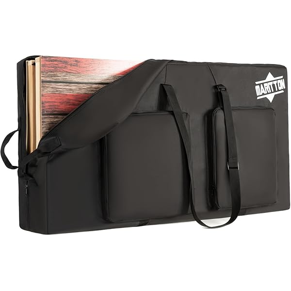 thumbnail image 2 of Timbales Case Pocket Drums Wood Carrier Amazing Fair Cajon Box Drum Bag With Carry Handle And Shoulder Straps (12.6 X 21 X 12.6 Inches Drum Box Large Cajon Bag 2 of 13