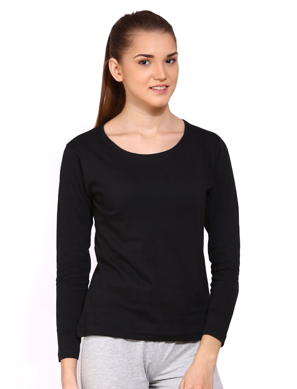 ap'pulse women's long sleeve t shirt(combo pack of 3)