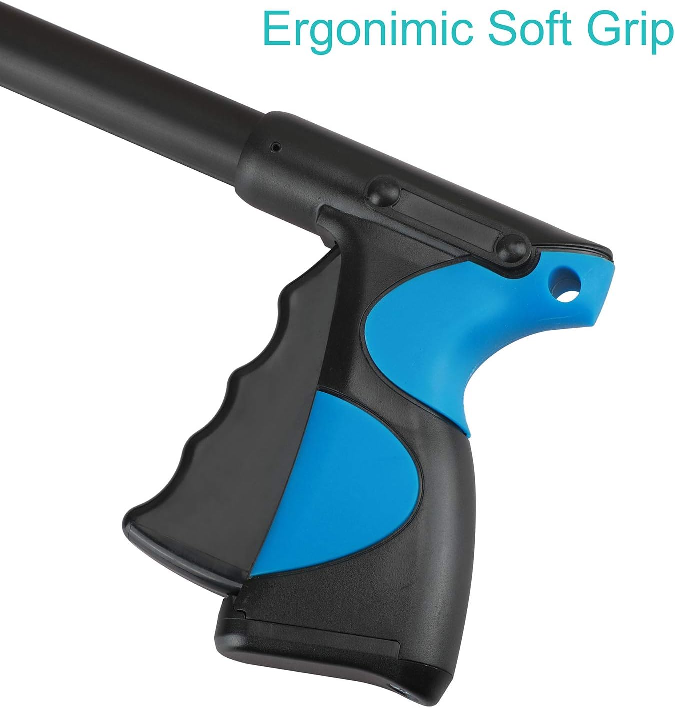 Reacher Grabber Tool, 32" Foldable Grabbers for Elderly, 90° Rotating Head, Lightweight Extra Long Handy Trash Claw Grabber, Reaching Tool for Trash Pick Up, Litter Picker, Arm Extension (Black): Health & Personal Care