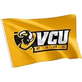 Desert Cactus Virginia Commonwealth University VCU Flag - 3 x 5 Feet Rams Flag, Indoor/Outdoor Durable Fabric, 100% Polyester Design (Style 5)