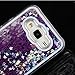 Galaxy J7 Case,J7 Case,NSSTAR Galaxy J7 [Liquid] [Glitter] Case,Creative Design Flowing Liquid Floating Bling Glitter Sparkle Stars Clear Hard Case for Samsung Galaxy J7 SM-J700 (Purple)