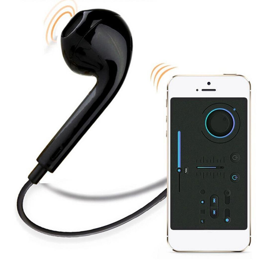 Onbio Sport Wireless Headset V4.1 Stereo Bluetooth Headset w/Mic In-Ear Earphones (#1-Black)