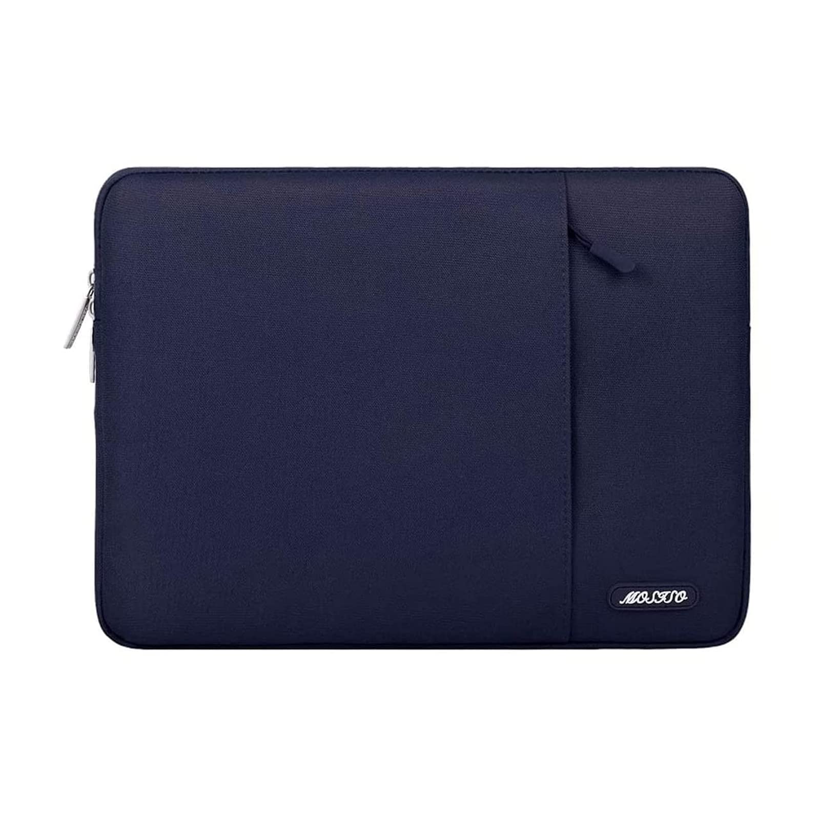 MOSISO Laptop Case 13 inch, 13 inch Laptop Sleeve Compatible with MacBook Air M5 M4 M3 M2 M1 2026-2018 / Neo/Pro M2 M1 2026-2016, Polyester Vertical Computer Sleeve Bag with Pocket, Navy Blue — image 1