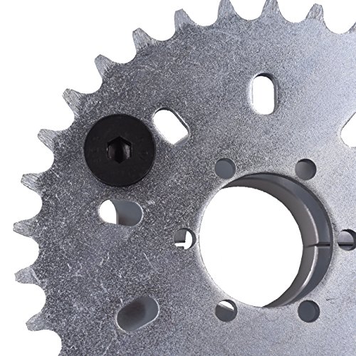 UAUS 40 T Sprocket with CNC Adapter Fit 1.5 inch hub 415 Chain 49cc 50cc 66cc 80cc 2 Stroke Motorized Bike Motorised Bicycle