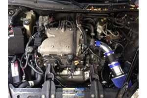 INTAKE KAI INTAKEKAI Performance Air Intake (Compatible with 2006-2008 CHEVROLET IMPALA MONTE CARLO 3.5 3.5L 3.9 3.9L V6 MODELS) (BLUE - 2 Pipes)