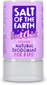 Salt Of The Earth Rock Chick Natural Deodorant Kids Fragrance Free 90g