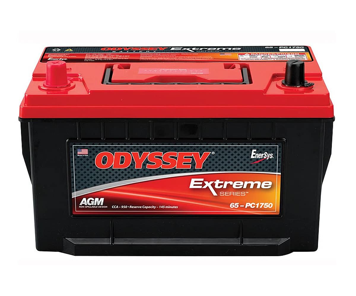 Photo 1 of Odyssey Battery, Extreme Series, AGM, 12V, 930 Cranking amps, Top Post, 11.84 in L, 7.49 in H, 7.19 in W, Each