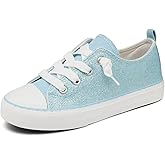 AOVOG Toddler Little Kid Cushioned Canvas Shoes Slip On Sneakers Soft and Durable