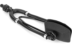 Acouto Outboard Motor Water Flusher Boat Motor Water Muffs Dual Feed Large Rectangular Earmuffs Engine Flusher Fast Connectio