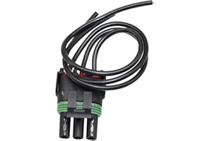 YUNDA 12116257, 260, 88862222 Throttle Position Sensor (TPS) Connector 3-Wire Black Multi-Purpose Pigtail Connector for GM Products