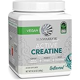 Creatine Monohydrate Powder Micronized PreWorkout Recovery Supplement | Support Muscle Building Strength Training Cognition | Vegan & Keto Friendly Easily Mixes (60 Serving) Unflavored Active Creatine