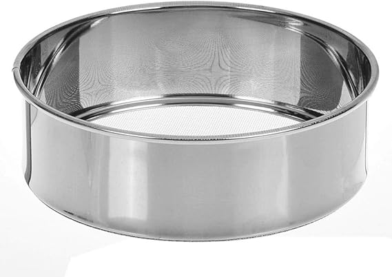 EOPER Tamiz de harina de acero inoxidable tamiz de harina con malla