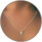 Annika Bella Cubic Zirconia Tree of Life Necklace, 925 Sterling Silver Necklaces, Waterproof Adjustable Jewelry for Women, Gift for Her