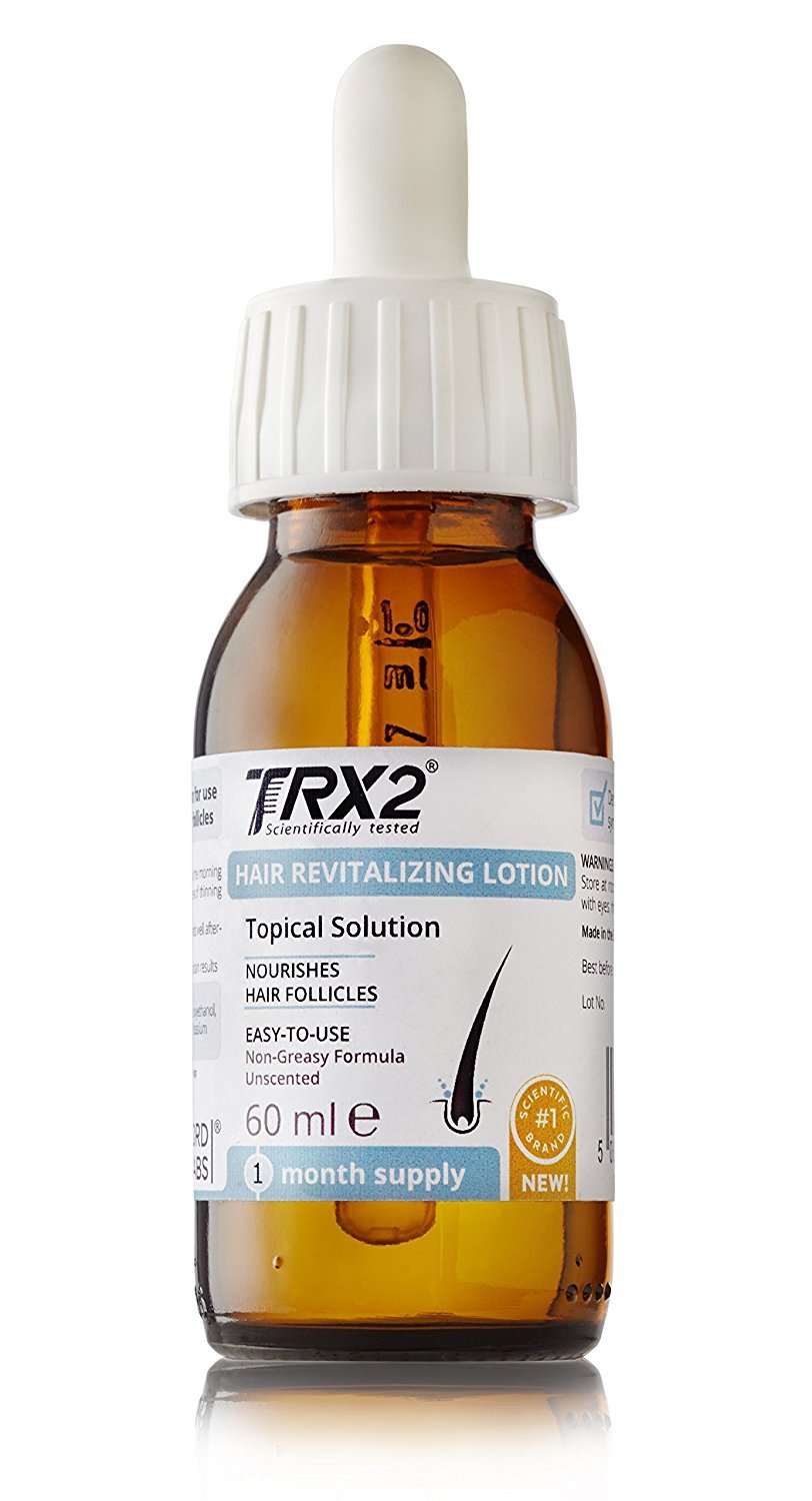 TRX2 Hair Revitalizing Lotion - Natural Hair Treatment - Grow Thicker & Fuller & Stronger Hair - Non-greasy & Easy Application - Women and Men - With Biotin for Hair Growth