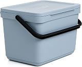 TATAY 6L Kitchen Food Waste Caddy Freestanding Blue 26.5x20.5x18.5 cm view 1