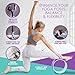 Yoga Wheel w/FREE Online Video Tutorials - Durable & Comfortable Premium Dharma Yoga Wheel for Stretching, Back/Spine Pain, Improving Yoga Poses & Backbends, Flexibility & Core Strength!