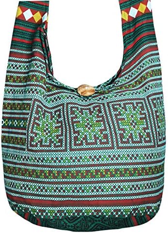 Lovely Creations's Hippie Boho New Elephant Crossbody Bohemian Gypsy Sling Shoulder Bag Small Size