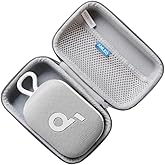Anleo Hard Travel Case for Soundcore Select 4 Go Bluetooth Shower Speaker (Gray)