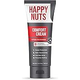 HAPPY NUTS Comfort Cream Deodorant For Men: Anti-Chafing Sweat Defense, Odor Control, Aluminum-Free Mens Deodorant & Hygiene 