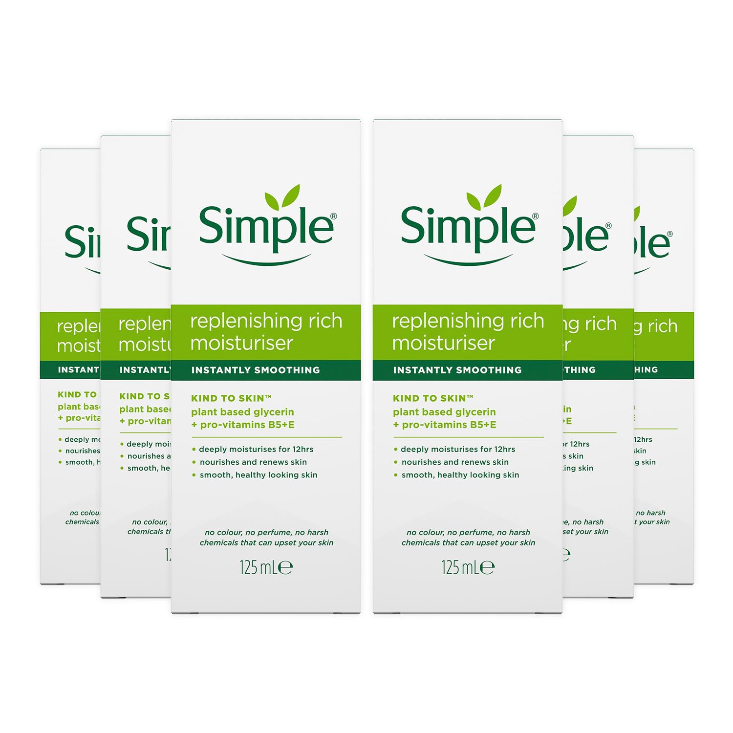 Simple Kind to Skin 12H Moisturisation Replenishing Rich Moisturiser, 125 ml (Pack Of 1)