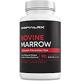 PRIMALRX Grass-Fed Bovine Marrow Capsules – Freeze-Dried Beef Bone Marrow Supplement, Rich in Whole-Food Nutrients & Health Fats (K2 Vitamin/Calcium Supplement, Collagen, CLA), Organ Nutrition - 90ct