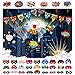 TMCCE Superhero Cityscape Photography Backdrop And Superhero Party Backdrop Supplies,27 Superhero Masks 6 Superhero Photo Booth Props For Superhero Birthday Party Decorations